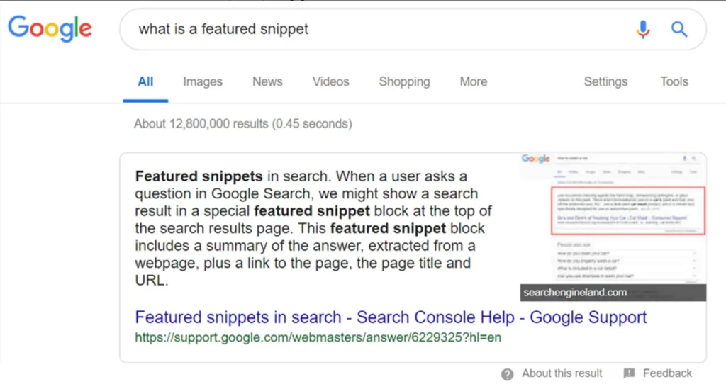 Guide SEO et featured snippets